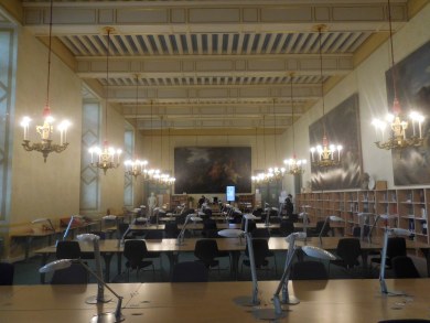 Image de la salle de lecture Louis XIV de Vincennes