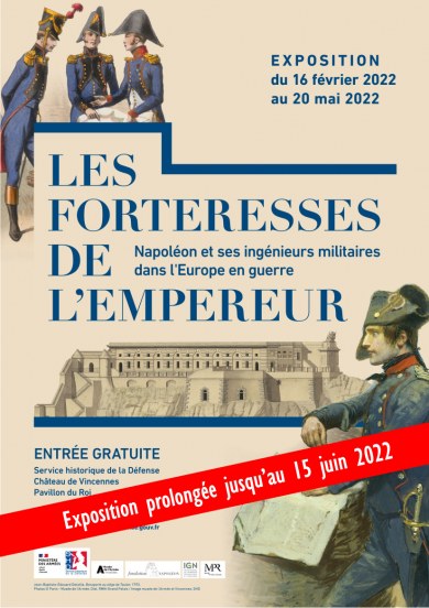 Affiche de l'exposition. Entrée gratuite. Prolongation 15 juin.